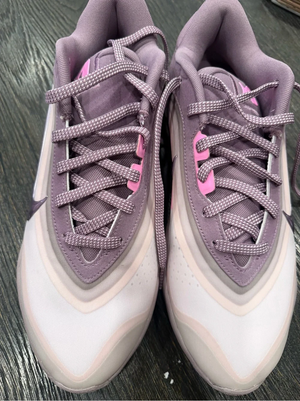 Nike A'ja Wilson A'One Shoes Women’s SZ 12.5 Violet Dust Pink Spell